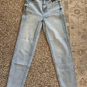 American Eagle Outfitters Light Wash Straight Leg Jeans